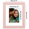 Americanflat Picture Frame with Wide Molding with Mat - Modern Wide Picture Frame - Plexiglass Cover - Hanging Hardware - Includes Easel